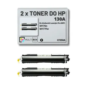 Toner do HP 130A 2-pak BLACK CF350A zamiennik Multibox