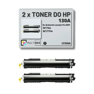 2-PAK Multibox Toner do HP 130A BLACK CF350A zamiennik