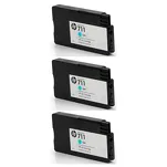 HP 711 tusz CZ134A oryginalny cyan 3-pak - 2