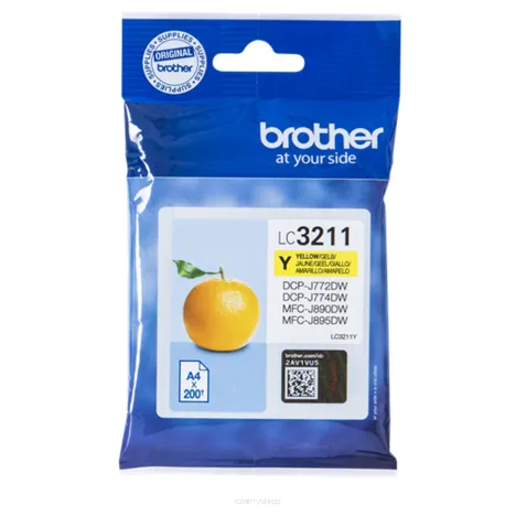 BROTHER tusz LC3211Y oryginalny yellow 200 stron