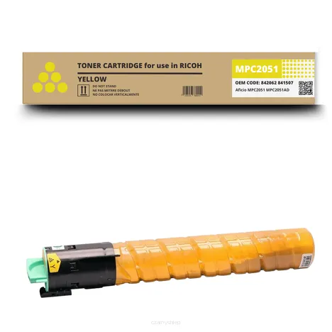 Toner do Ricoh MPC2051 842062 841507 Yellow Zamiennik