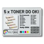 5-PAK Multibox Toner do OKI MC760 MC770 MC780 black/cyan/magenta/yellow zamiennik - 2