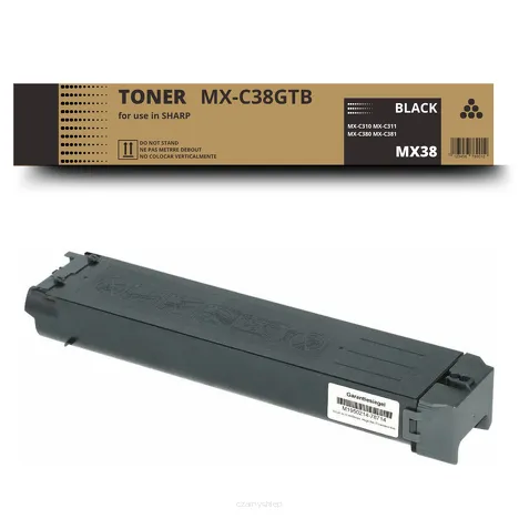 Toner do Sharp MX-C38GTB MXC310 MXC31 MXC380 MXC381 Black zamiennik