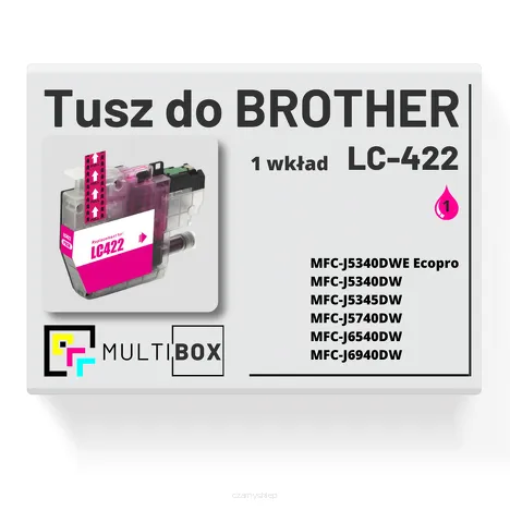 Tusz do BROTHER LC-422M magenta zamiennik Multibox