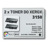 2-PAK Multibox Toner do XEROX 3150 109R00746 3.5K zamiennik - 2