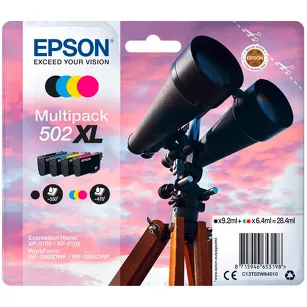 Epson tusz 502XL T02W6 C13T02W64010 4-pak oryginalny cyan / magenta / yellow / black