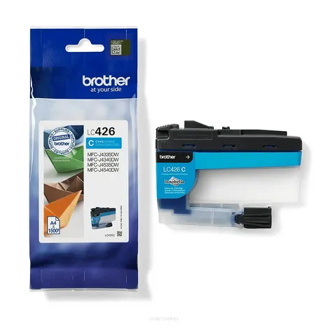 BROTHER tusz LC426C oryginalny cyan 1500 stron