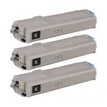 3-PAK Multibox Toner do OKI ES5432 ES5463 46490624 black zamiennik - 3