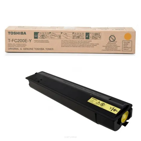 TOSHIBA toner T-FC200EY żółty oryginalny 6AJ00000131 33600 stron.