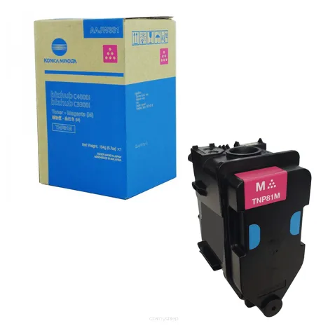 KONICA MINOLTA toner TNP81M AAJW351 magenta oryginalny 9000 stron