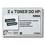 2-PAK Multibox Toner do HP 508A BLACK CF360A zamiennik - 2