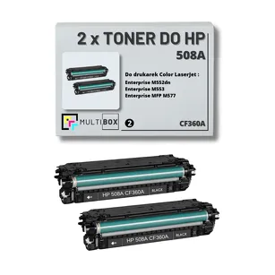 2-PAK Multibox Toner do HP 508A BLACK CF360A zamiennik
