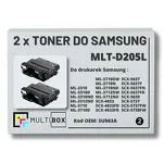 2-PAK Multibox Toner do SAMSUNG ML3310 ML3710 MLTD205L SU963A 5K Zamiennik - 2