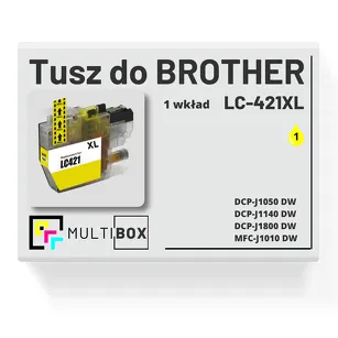 Tusz do BROTHER LC-421XLY yellow zamiennik Multibox