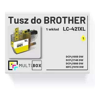 Tusz do BROTHER LC421XLY yellow zamiennik Multibox