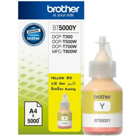 BROTHER tusz BT5000Y oryginalny yellow 5000 stron