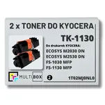 2-PAK Multibox Toner do KYOCERA TK1130 1T02MJ0NL0 FS1030 FS1130 2x3.0K zamiennik - 2