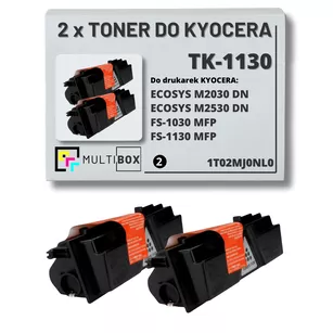 2-pak Toner do KYOCERA TK1130 1T02MJ0NL0 FS1030 FS1130 2x3.0K Multibox zamiennik