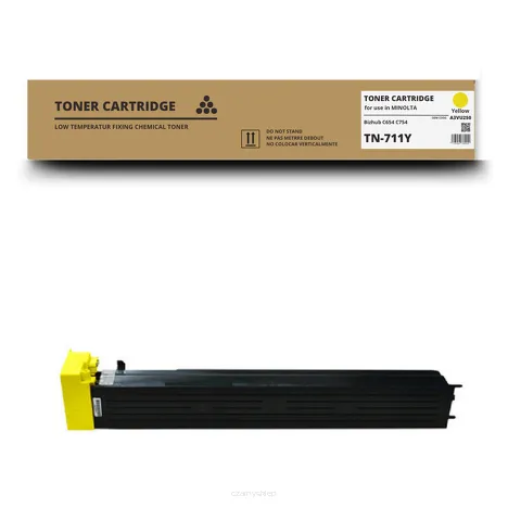 Toner do MINOLTA TN711Y Bizhub C654 C754 A3VU250 Yellow Zamiennik