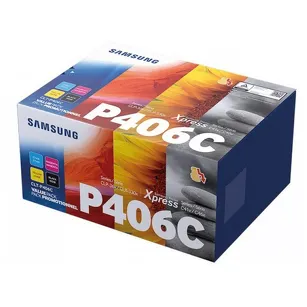 SAMSUNG toner SU375A CLTP406C oryginalny CMYK 1500 + 3x1000 stron