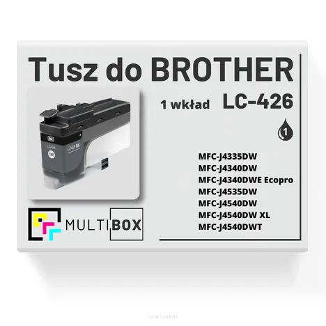 Tusz do BROTHER LC-426BK black zamiennik Multibox