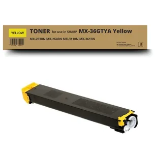 Toner do Sharp MX-36GTYA MX2610 MX2640 MX3110 MX3610 Yellow zamiennik