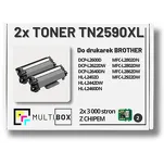 2-PAK Multibox Toner do BROTHER TN2590XL zamiennik Z CHIPEM - 3