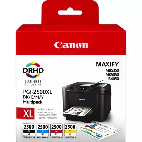 Canon Tusz PGI2500XL 9254B004 oryginalny black / cyan / magenta / yellow 4-pak