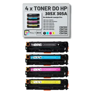 Toner do HP 305X 305A 4-pak CMYK CE410X CE411A CE412A CE413A zamiennik Multibox