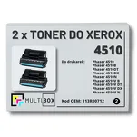 2-PAK Multibox Toner do XEROX 4510 113R00712 19K zamiennik - 2