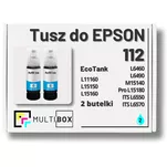 Tusz do EPSON 112 T06C2 C13T06C24A 2-pak cyan zamiennik Multibox - 2