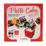 Canon oryginalny Tusz PG560 + CL561 Photo Cube 3713C007 black + color + papier PP201 - 2