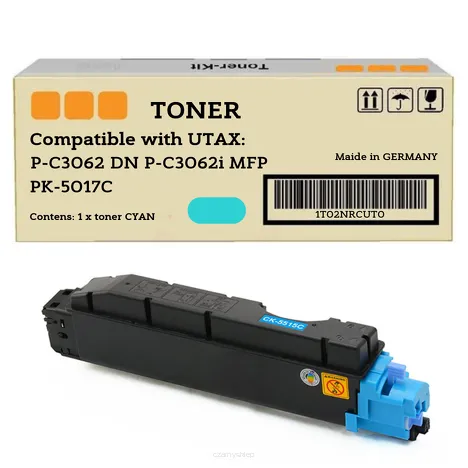 Toner 1T02TVCTA0 do UTAX PK-5017C P-C3062 DN P-C3062i MFP P-C3066i MFP niebieski zamiennik 6000 stron