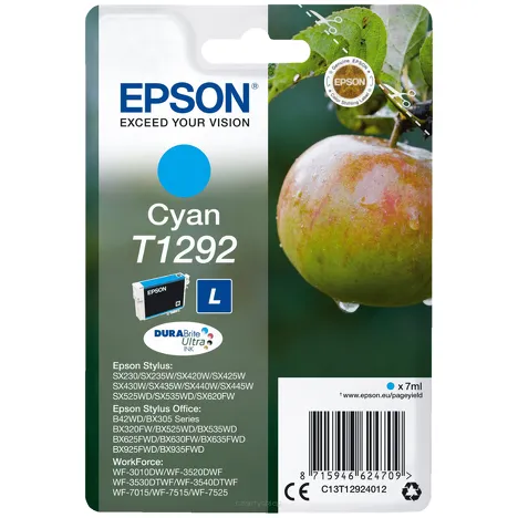 Epson tusz T1292 C13T12924012 oryginalny cyan