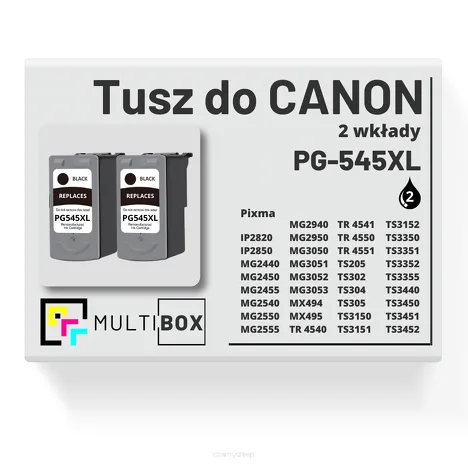 Tusz do CANON PG-545XL 2-pak black zamiennik Multibox