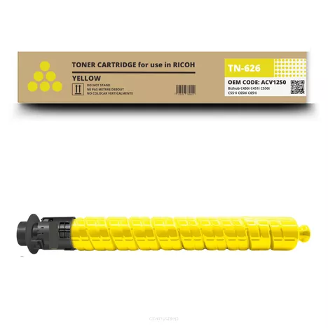 Toner do MINOLTA TN626Y Bizhub C450i C550i C650i ACV1250 Yellow Zamiennik