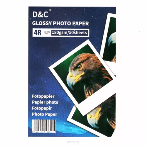 D&C oryginalny Glossy Photo Papier 10x15cm 4x6