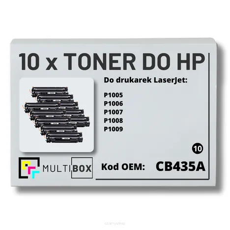 10-PAK Multibox Toner do HP CB435A 35A P1005 P1006 zamiennik