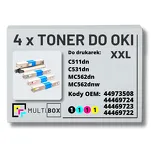 4-PAK Multibox Toner do OKI C511 MC562 XXL black/cyan/magenta/yellow zamiennik - 2