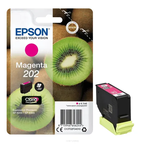 Epson tusz 202 T02F3 C13T02F34010 oryginalny magenta