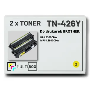 Toner do BROTHER TN-426Y 2-pak Yellow Multibox zamiennik