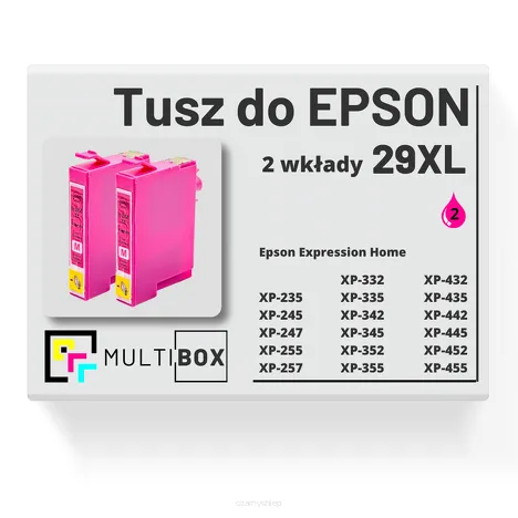 2-PAK Multibox Tusz do EPSON 29XL T2993 C13T29934010 magenta zamiennik
