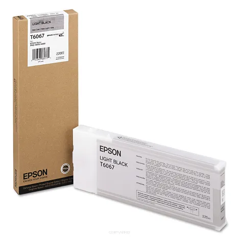 Epson tusz T6067 C13T606700 oryginalny light black