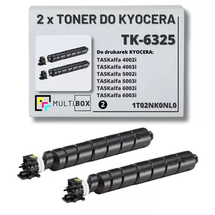 2-pak Toner do KYOCERA TK6325 1T02NK0NL0 TASKALFA 4002 4003 5002 5003 6002 6003 2x35.0K Multibox zamiennik