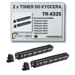 2-PAK Multibox Toner do KYOCERA TK6325 1T02NK0NL0 TASKALFA 4002 4003 5002 5003 6002 6003 2x35.0K zamiennik