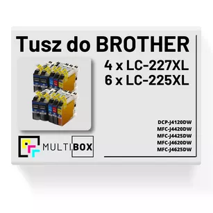 10-pak Tusz do BROTHER LC227XL LC225XL Multibox