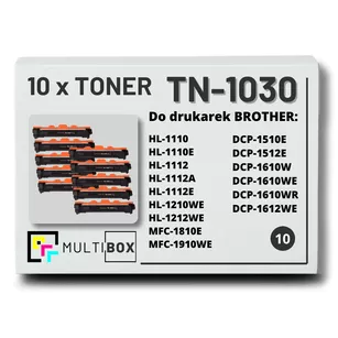 Toner do BROTHER TN1030 10-pak Multibox zamiennik