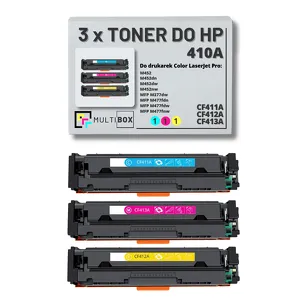 3-PAK Multibox Toner do HP 410A CMY CF411A CF412A CF413A zamiennik