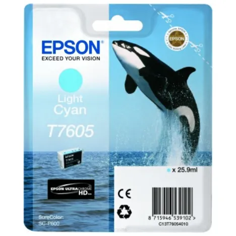 Epson tusz T7605 C13T76054010 oryginalny light cyan