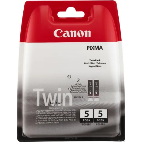 Canon Tusz PGI5BK 0628B025 0628B030 oryginalny black 2-pak